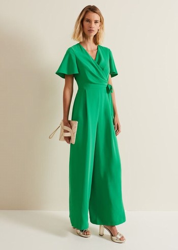 Phase Eight Julissa Wide Leg Dress Green Canada | HEIKOC-741